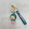 Rainbow doll keychain, cute little dinosaur doll for girls, schoolbag pendant, ins bag, backpack trendy doll pendant Specification image